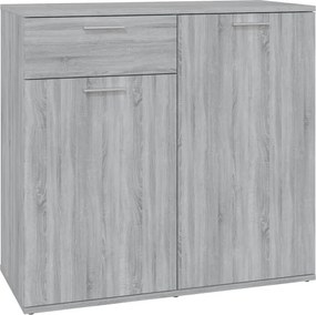 vidaXL Ντουλάπι Γκρι Sonoma 80 x 36 x 75 εκ. από Επεξεργασμένο Ξύλο
