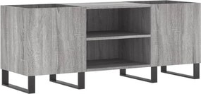 vidaXL Δισκοθήκη Γκρι Sonoma 121 x 38 x 48 εκ. από Επεξεργασμένο Ξύλο