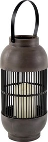 Φανάρι LED Με Μπαταρία Aca Nougat F0711110 Brown Antique