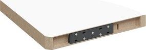 vidaXL Ράφι Γωνίας Πλωτή Λευκή 35x35x3,8 εκ. από MDF