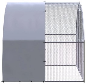 vidaXL Κοτέτσι Εξωτερικού Χώρου 3 x 2 x 2 μ. από Γαλβανισμένο Χάλυβα