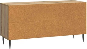 vidaXL Ντουλάπι TV 102 x 34,5 x 50 εκ. Artisan Δρυς Επεξεργασμένο Ξύλο