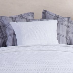 Διακοσμητική Μαξιλαροθήκη (50x50) Nef-Nef Homeware Premium Bernard White