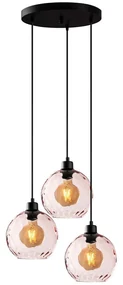 Φωτιστικό Οροφής Benek 521SHN3543 44x44x120cm 3xE27 40W Pink Opviq