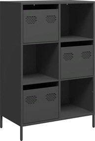 vidaXL Ντουλάπι Μαύρο 68x39x103,5 εκ. από Χάλυβα