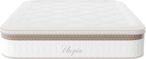 Στρώμα Utopia pakoworld pocket spring με ανώστρωμα aloe vera 30-32cm 140x200εκ
