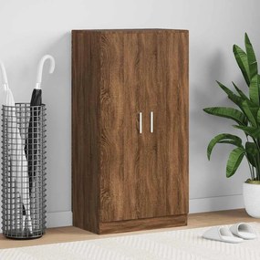 vidaXL Παπουτσοθήκη Καφέ Δρυς 55x35x108 εκ. από Τεχνητό Ξύλο