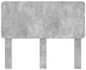 vidaXL Κεφαλάρι Σκυρόδεμα Γκρι 135 cm Επεξεργασμένο ξύλο