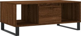 vidaXL Τραπεζάκι Σαλονιού Καφέ Δρυς 90x50x36,5 εκ. Επεξεργασμ. Ξύλο