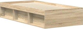 vidaXL Πλαίσιο Κρεβατιού Sonoma Δρυς 100x200 εκ.
