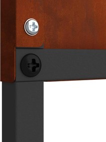 vidaXL Οθόνη Ιδιωτικότητας Κήπου Σκ rusty 32 χ 140 εκ