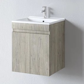 Πάγκος OMEGA BEIGE OAK 50 S3BOM050BO0 47x44x60, Νιπτήρας 50x45 - S3BOM050BO0