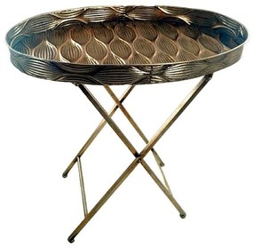 Τραπεζάκι Βοηθητικό GLD108 67x34,5x71cm Gold Espiel
