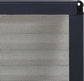 vidaXL Σήτα Παραθύρου Πλισέ Ανθρακί 60 x 80 εκ. από Αλουμίνιο