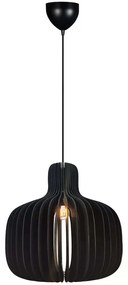 Φωτιστικό Οροφής Hazo 2512053003 Φ43x43cm E27 60W Black Nordlux