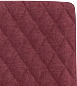 vidaXL Καρέκλες Τραπεζαρίας 2 τεμ. Μπορντό Υφασμάτινες