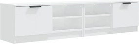 vidaXL Έπιπλα Τηλεόρασης 2 τεμ. Λευκό 80 x 35 x 36,5 εκ. Επεξεργ. Ξύλο
