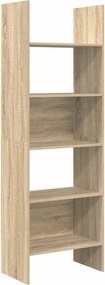 vidaXL Βιβλιοθήκη Χρώμα Sonoma Δρυς 60 x 35 x 180 εκ. από Επεξ. Ξύλο