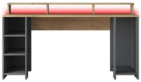 Γραφείο Gaming 893RAN5431 160x55x89,5cm Walnut-Anthracite