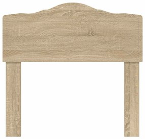 vidaXL Κεφαλάρι με κεφαλάρι Δρύς Sonoma 75 cm Επεξεργασμένο ξύλο