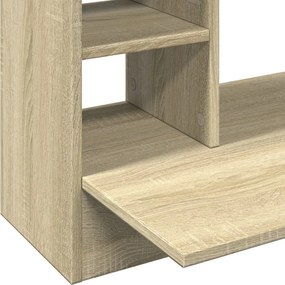 vidaXL Γραφείο Τοίχου Sonoma Δρυς 105x48x75 εκ. από Επεξεργασμένο Ξύλο