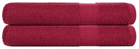 Πετσέτες Σάουνας FROGN 2 τεμ. Μπορντό 80x200 εκ. 360 γρ./μ²