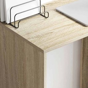 vidaXL Γραφείο Δρύς Sonoma Επεξεργασμένο Ξύλο 78,5 x 37 x 154,5 εκ