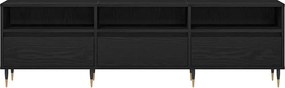 vidaXL Ντουλάπι TV 150 x 30 x 44,5 εκ. Μαύρη Οξυά Επεξεργασμένο Ξύλο