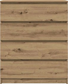 vidaXL Sideboard Artisan Oak 80x35x99 cm Κατασκευασμένο ξύλο