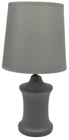 Πορτατίφ Με Καπέλο Ε14/40W Γκρι Κεραμικό 17x9.5x34cm ANKOR