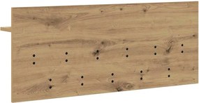 vidaXL Τοίχου Κρεμάστρα Artisan Oak 100 x 40 x 12 εκ