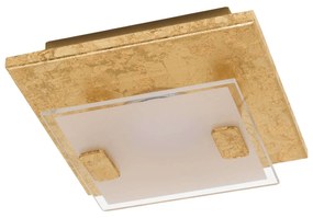 Φωτιστικό Οροφής - Πλαφονιέρα Led 97757 Gold Vicaro 1 Eglo Metal, Glass
