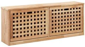 vidaXL Παπουτσοθήκη / Πάγκος 94 x 20 x 38 εκ. από Μασίφ Ξύλο Καρυδιάς