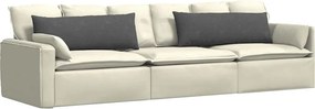 vidaXL Μαξιλάρι Καναπέ 2 pcs Σκούρο Γκρι 120 x 40 cm