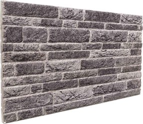 vidaXL Πάνελ τοίχου 10 pcs Ανθρακί 100 x 50 cm Αφρός EPS