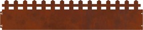 vidaXL Περιγράμματα γκαζόν 30 pcs 103 x 0,05 x 22 εκ Σκ rusty
