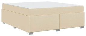 vidaXL Σκελετός Κρεβατιού Άλλο Κρεμ 180 x 200 cm ύφασμα