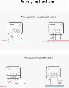 SONOFF smart διακόπτης ZBMINI-L2, 1-gang, ZigBee 3.0, λευκός