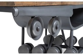 WINGS TV STAND GUNMETAL ΦΥΣΙΚΟ 188x44xH44cm - 05-0742 - 05-0742