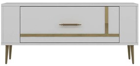 Έπιπλο Τηλεόρασης Retrop 475OLV2963 120x26,4x48,2cm White-Gold