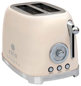 Φρυγανιέρα Retro Epoque 2 Θέσεων 815W Κρεμ - Estia