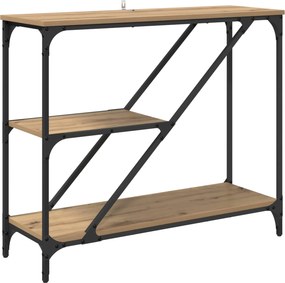vidaXL Τραπέζι κονσόλας Artisan Oak 88,5 x 30 x 75 εκ.