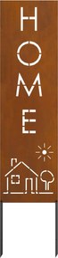 vidaXL Οθόνη Ιδιωτικότητας Κήπου Σκ rusty 32 χ 140 εκ