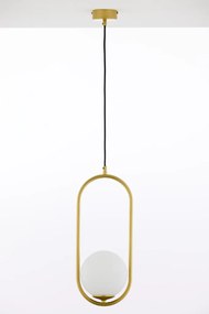 Κρεμαστό Φωτιστικό Igon Φ16cm Χρυσό