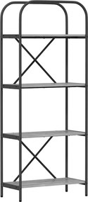 vidaXL Ράφι Βιβλίων 4 επιπέδων 60 x 30 x 146 εκ Επεξεργασμένο ξύλο