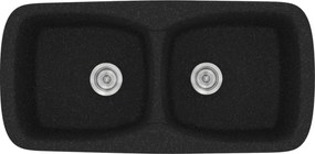 Sanitec Classic 319 (93×51) - Γρανιτένιος νεροχύτης - Granite BLACK