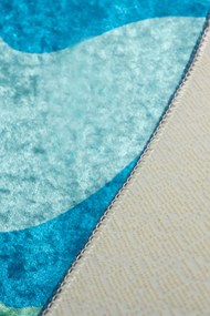 Carpet (100 x 160) World Map Multicolor