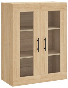 VidaXL Ντουλάπι Sonoma δρυς 69,5 x 34 x 180 εκ. από Επεξεργασμένο Ξύλο
