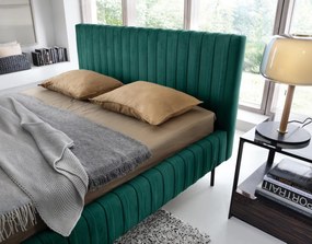 Επενδυμένο κρεβάτι Prallo-Prasino-160 x 200