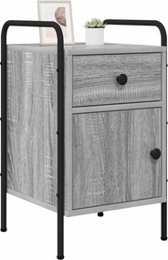 vidaXL Κομοδίνο 2 τμχ. Γκρι Sonoma 35 x 36,5 x 61 εκ